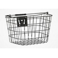 Pure City Wicker Front Bike Wire Basket (Black-Sket)